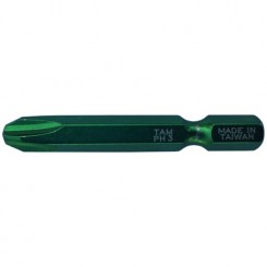 نوک پیچگوشتی چهارسو بزرگ سبز تام 6/5 سانت مدل P00285